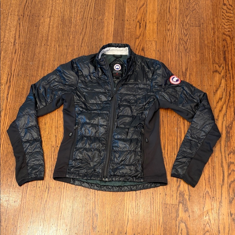 Canada Goose Hybridge Lite Jacket Women's Small Black AS-IS Repair Project